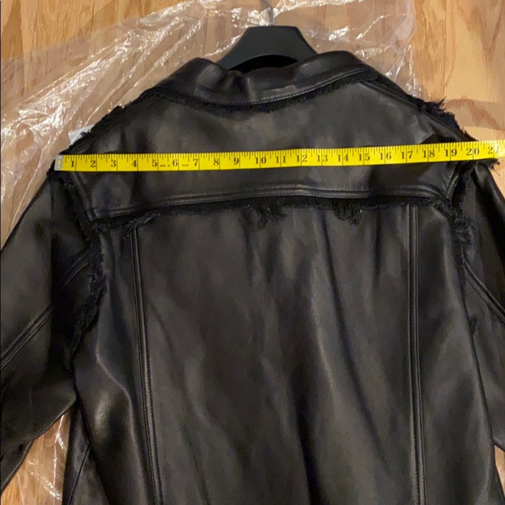 IRO Else Leather Jacket Size 40 (size 8) NWT - Picture 14 of 16